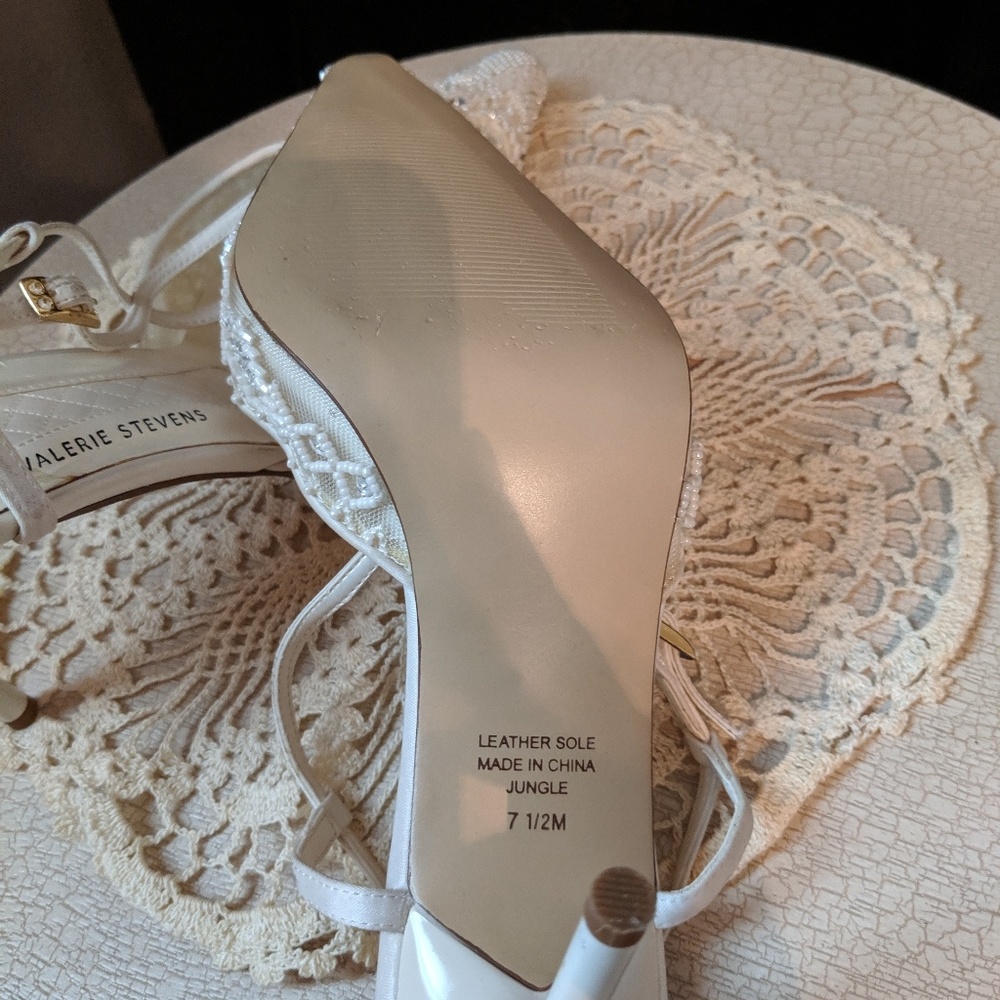 Valerie Stevens beaded heels